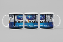 Load image into Gallery viewer, 11oz/15oz Dirty "Subaru" Coffee Mug: Custom Dirty Automotive Coffee Cup