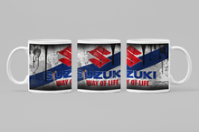 Load image into Gallery viewer, 11oz/15oz Dirty "Suzuki" Coffee Mug: Custom Dirty Automotive Coffee Cup
