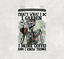 Load image into Gallery viewer, Funny Gardening Inspired Stainless Steel Tumbler: Gardening Lovers Cup Funny Dinosaur and Skeleton Tumbler