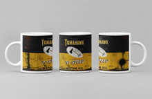 Load image into Gallery viewer, 11oz/15oz Dirty "Tomahawk" Motor Oil Can Coffee Mug: Vintage Oil Can Replica Coffee Mug