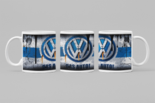 Load image into Gallery viewer, 11oz/15oz Dirty "Volkswagen" Coffee Mug: Custom Dirty VW Automotive Coffee Cup