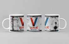 Load image into Gallery viewer, 11oz/15oz Dirty "Valvoline" Motor Oil Can Coffee Mug: Vintage Oil Can Replica Coffee Mug