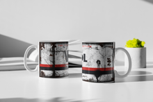 Load image into Gallery viewer, 11oz/15oz Dirty "Veedol" Motor Oil Can Coffee Mug: Vintage Oil Can Replica Coffee Mug