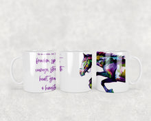 Load image into Gallery viewer, 11oz/15oz You See a Horse But I See.. Coffee Mug: Ceramic Watercolor Horse Coffee Cup