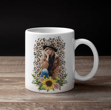 Load image into Gallery viewer, 11oz/15oz Beth Dutton with Sunflower Yellowstone Coffee Mug: Yellowstone Sunflower Coffee Cup
