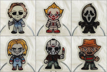 Load image into Gallery viewer, Glow in the Dark Horror Cartoon Retractable Badge Reel