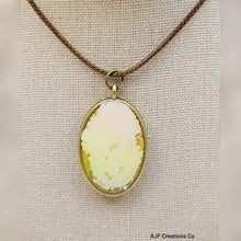 Load image into Gallery viewer, Handcrafted Fierce Oval Pendant