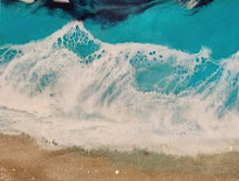 Load image into Gallery viewer, 11x14 Resin Wave on Canvas Panel