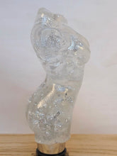 Load image into Gallery viewer, Epoxy Goddess Wine Stopper with Silver Flake