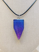 Load image into Gallery viewer, Epoxy Alcohol Ink Pendant on 18" Wax Cord Necklace