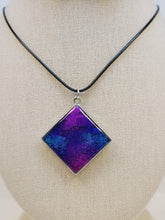 Load image into Gallery viewer, Handcrafted Purple and Blue Pendant