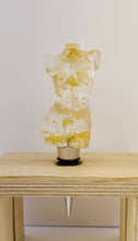 Load image into Gallery viewer, Epoxy Goddess Wine Stopper With Gold Flake
