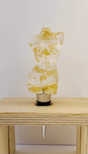 Load image into Gallery viewer, Epoxy Goddess Wine Stopper With Gold Flake