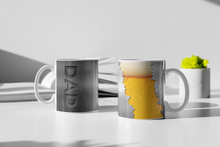 Load image into Gallery viewer, 11oz/15oz Ceramic Chrome Print Fathers Day Coffee Mugs: Multiple Options