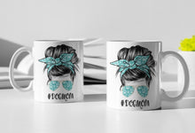 Load image into Gallery viewer, 11oz/15oz #"Dog Mom" Ceramic Coffee Mug: Woman Dog Lovers Coffee Cup