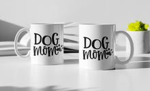 Load image into Gallery viewer, 11oz/15oz "Dog Mom" Ceramic Coffee Mug: Dog Lovers Coffee Cup (Multiple Styles)