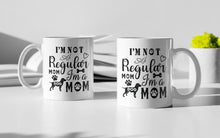 Load image into Gallery viewer, 11oz/15oz "I'm Not a Regular Mom I'm a Dog Mom" Ceramic Coffee Mug: Dog Lovers Coffee Cup