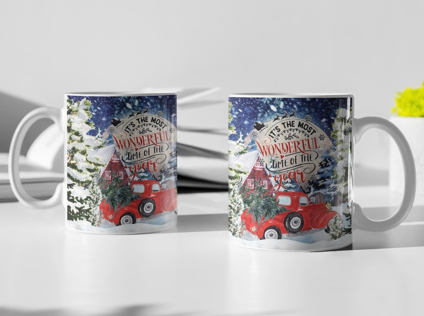 Christmas Coffee Mugs 11oz