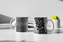 Load image into Gallery viewer, 11oz/15oz Ceramic Chrome Print Fathers Day Coffee Mugs: Multiple Options