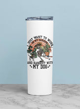 Load image into Gallery viewer, Funny Gardening Inspired Stainless Steel Tumbler: Gardening Lovers Cup Funny Dinosaur and Skeleton Tumbler