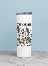 Load image into Gallery viewer, Funny Gardening Inspired Stainless Steel Tumbler: Gardening Lovers Cup Funny Dinosaur and Skeleton Tumbler