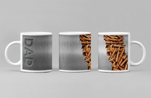 Load image into Gallery viewer, 11oz/15oz Ceramic Chrome Print Fathers Day Coffee Mugs: Multiple Options