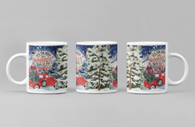 Load image into Gallery viewer, "It Is The Most Wonderful Time..." 11oz/15oz Ceramic Christmas Coffee Mug: Holiday Cup