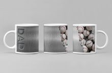 Load image into Gallery viewer, 11oz/15oz Ceramic Chrome Print Fathers Day Coffee Mugs: Multiple Options
