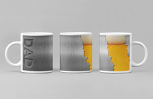 Load image into Gallery viewer, 11oz/15oz Ceramic Chrome Print Fathers Day Coffee Mugs: Multiple Options
