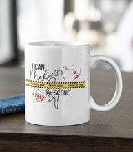 Load image into Gallery viewer, 11oz/15oz "I Can Make a Scene" Coffee Mug: True Crime Coffee Cup