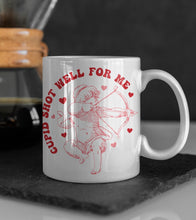 Load image into Gallery viewer, 11oz/15oz "Cupid Shot Well For Me" Cute Valentines Day Coffee Mug