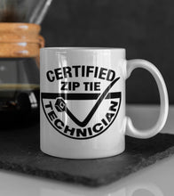 Load image into Gallery viewer, Certified Mechanic Coffee Mug Collection 11oz/15oz YouTube or Zip Tie Coffee and Tea Cup
