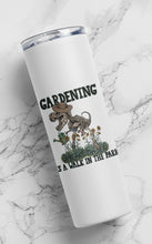 Load image into Gallery viewer, Funny Gardening Inspired Stainless Steel Tumbler: Gardening Lovers Cup Funny Dinosaur and Skeleton Tumbler
