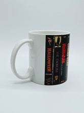 Load image into Gallery viewer, Classic VHS Horror Movie Ceramic Coffee Mug
