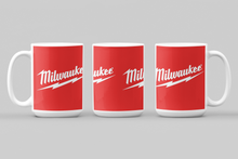 Load image into Gallery viewer, 11oz/15oz Ceramic Milwaukee Power Tools Coffee Mug

