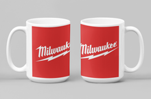 Load image into Gallery viewer, 11oz/15oz Ceramic Milwaukee Power Tools Coffee Mug
