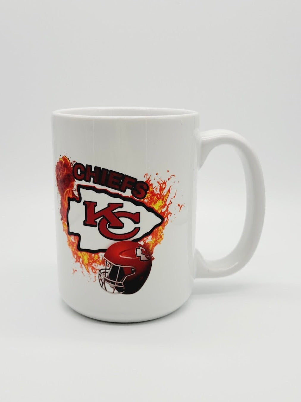 11oz/15oz KANSAS CITY CHIEFS Coffee Mug: KC Chiefs Coffee Cup