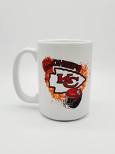 Load image into Gallery viewer, 11oz/15oz KANSAS CITY CHIEFS Coffee Mug: KC Chiefs Coffee Cup
