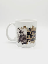 Load image into Gallery viewer, 11oz/15oz Yellowstone &quot;I&#39;m Getting Ripped Tonight&quot; Leopard Print Coffee Mug: Rip Yellowstone Coffee Cup
