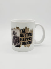 Load image into Gallery viewer, 11oz/15oz Yellowstone &quot;I&#39;m Getting Ripped Tonight&quot; Leopard Print Coffee Mug: Rip Yellowstone Coffee Cup
