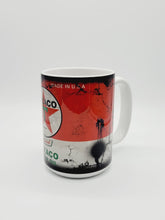 Load image into Gallery viewer, 11oz/15oz Dirty Texaco Motor Oil Coffee Mug: Ceramic Dirty Oil Can Coffee Cup
