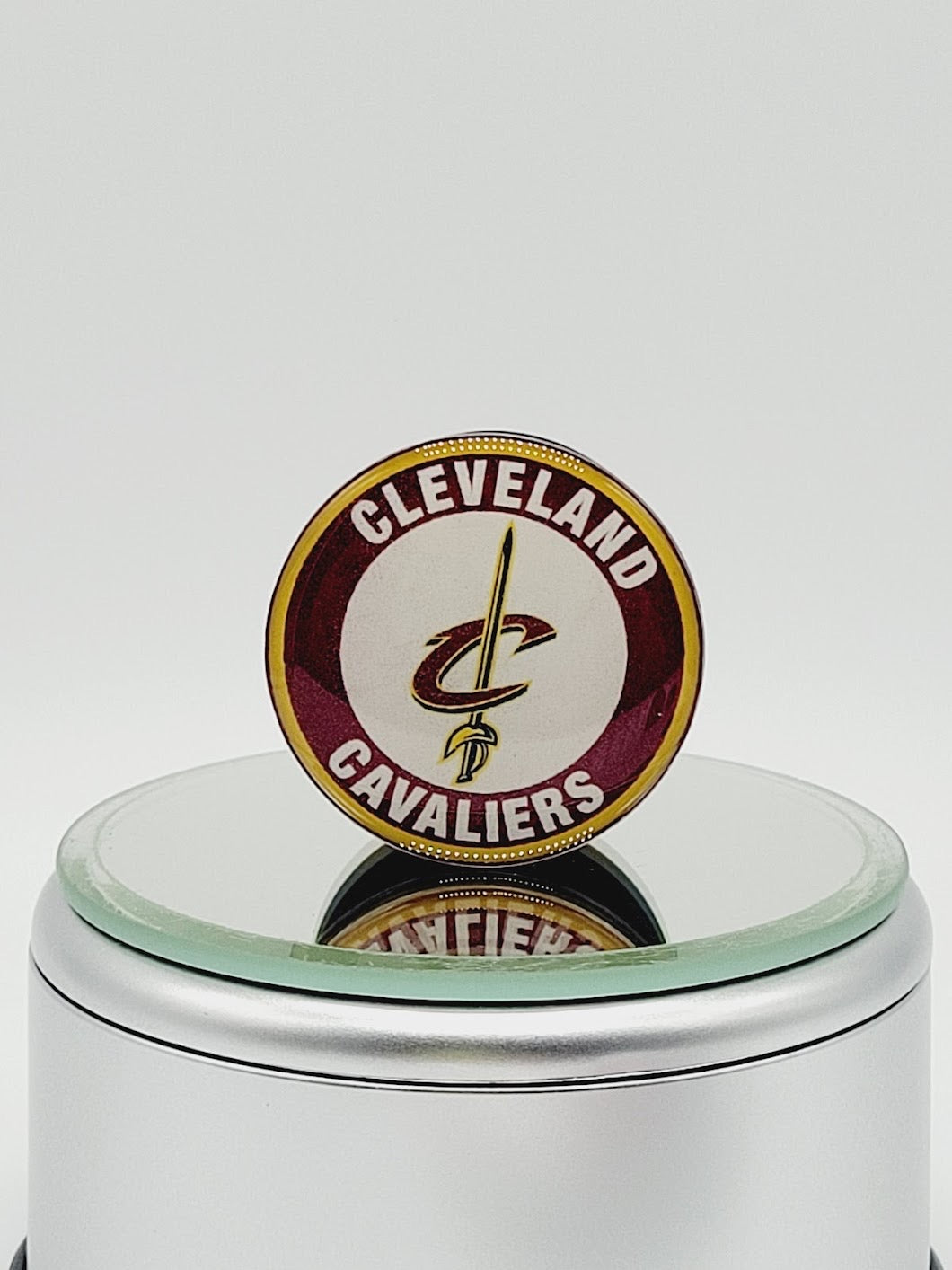 Custom NBA Phone Grip or Badge Reel with Epoxy Overlay: Pick Your Team Pick Your Base: Style Set 2