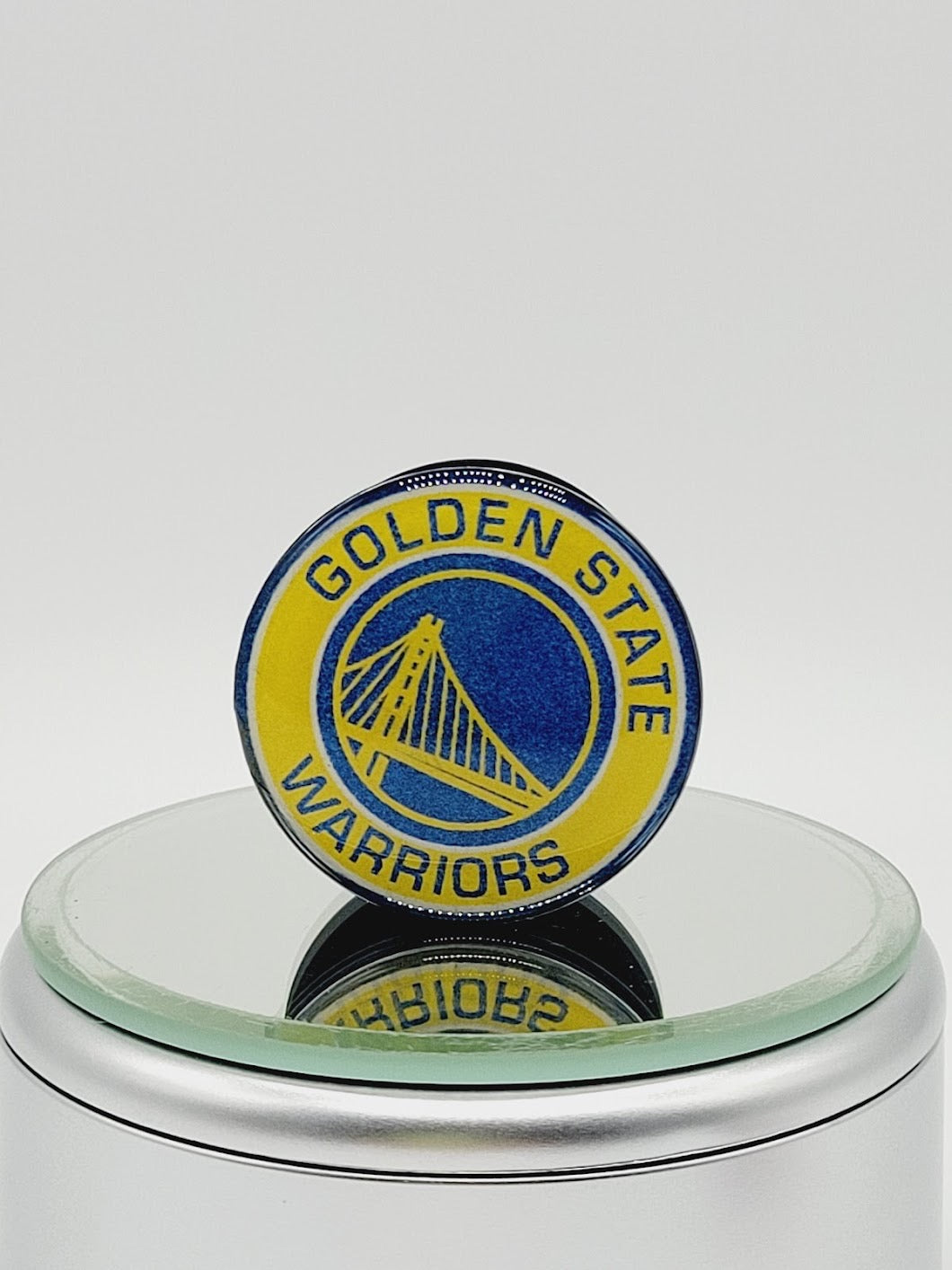 Custom NBA Phone Grip or Badge Reel with Epoxy Overlay: Pick Your Team Pick Your Base: Style Set 3