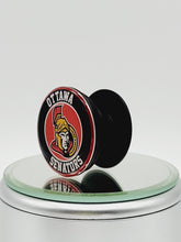 Load image into Gallery viewer, Custom NHL Phone Grip or Badge Reel with Epoxy Overlay: Pick Your Team Pick Your Base: Style Set 2
