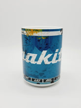 Load image into Gallery viewer, 11oz/15oz Dirty Makita Blue Power Tools Coffee Mug: Custom Dirty Power Tools Coffee Cup
