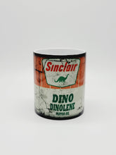 Load image into Gallery viewer, 11oz/15oz Dirty &quot;Dino Dinolene Sinclair&quot; Motor Oil Can Coffee Mug: Vintage Oil Can Replica Coffee Mug
