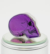 Load image into Gallery viewer, Color Shift Gothic Skull Cell Phone Grip: Purple Skull Cell Phone Stand and tablet Grip
