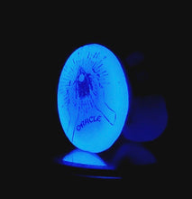 Load image into Gallery viewer, Blue Glow in the Dark Magic Oracle Phone Grip: Glow In The Dark Phone Holder
