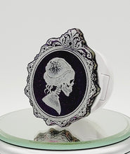 Load image into Gallery viewer, Color Shift Gothic Miss Skeleton Phone Grip: Magical Miss Skeleton Phone Holder

