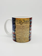 Load image into Gallery viewer, &quot;We The People..&quot; Ceramic Coffee Mug: Constitution Coffee Cup
